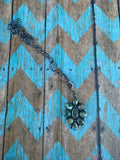 Handcrafted Sonoran Mountain Turquoise Cluster Necklace By Sheila Becenti