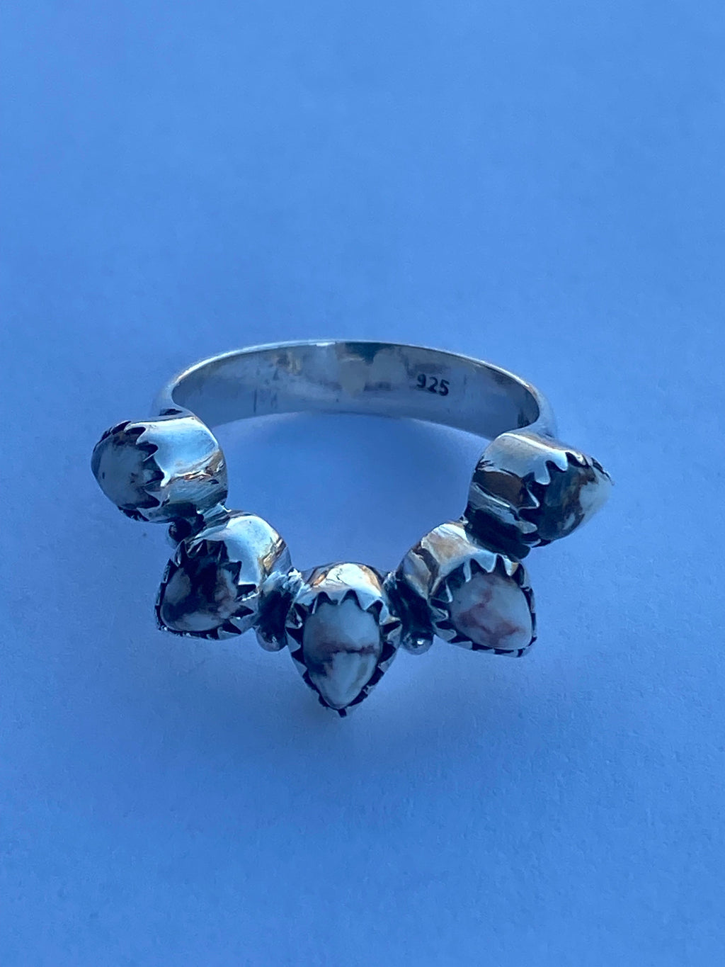 Wild Horse & Sterling Silver Monarch Band