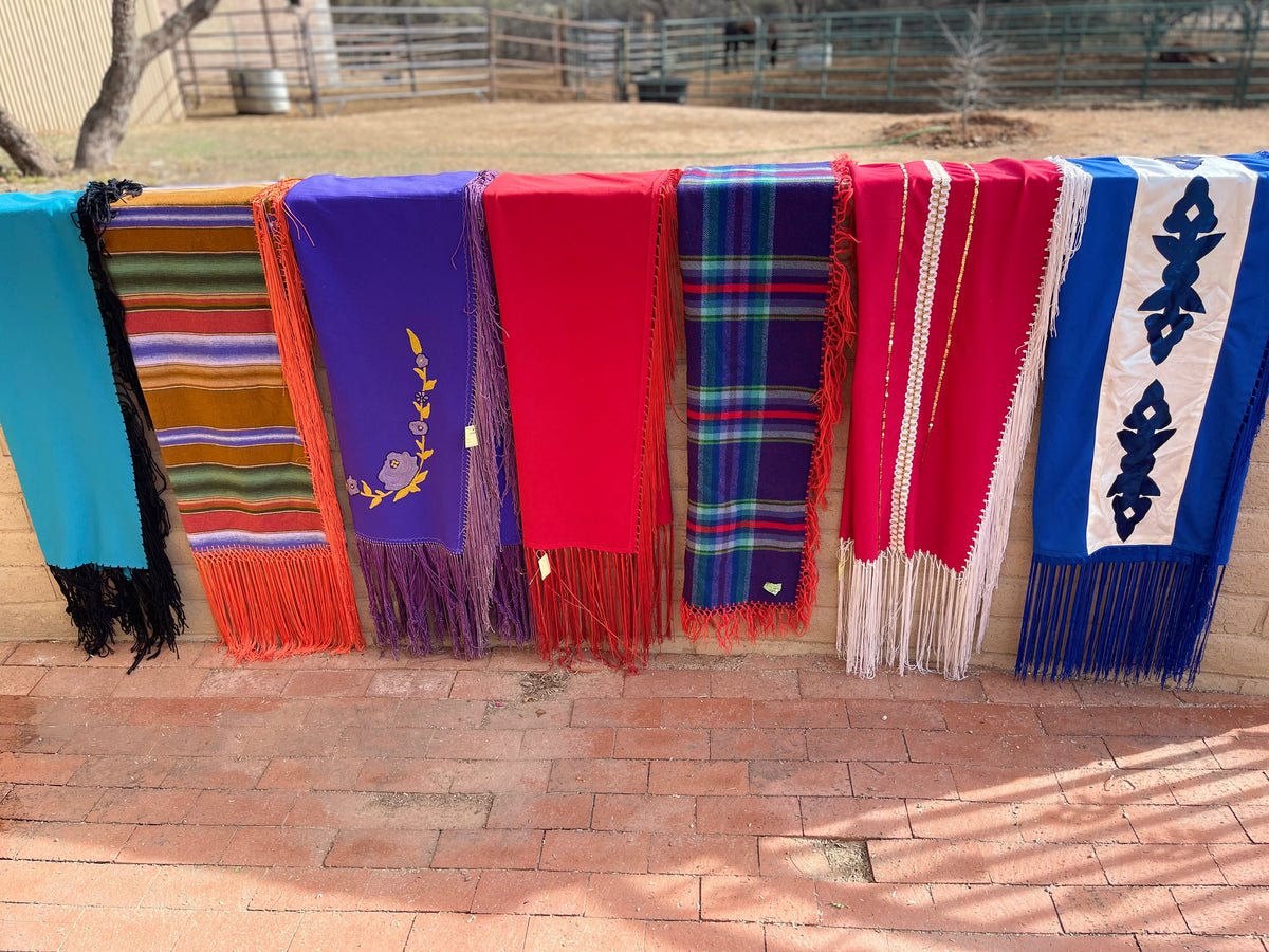 Handcrafted Old Pawn Red Vintage Blanket