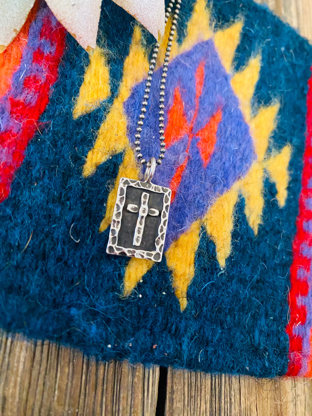 Handcrafted Sterling Silver Cross Pendant