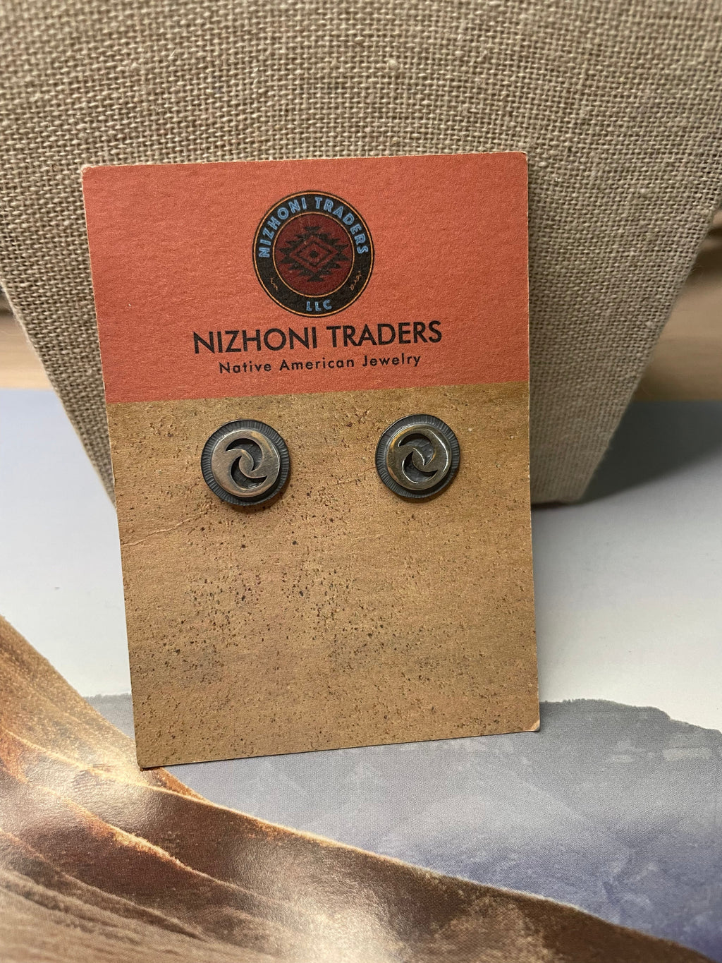 Handcrafted Sterling Silver Stud Earrings