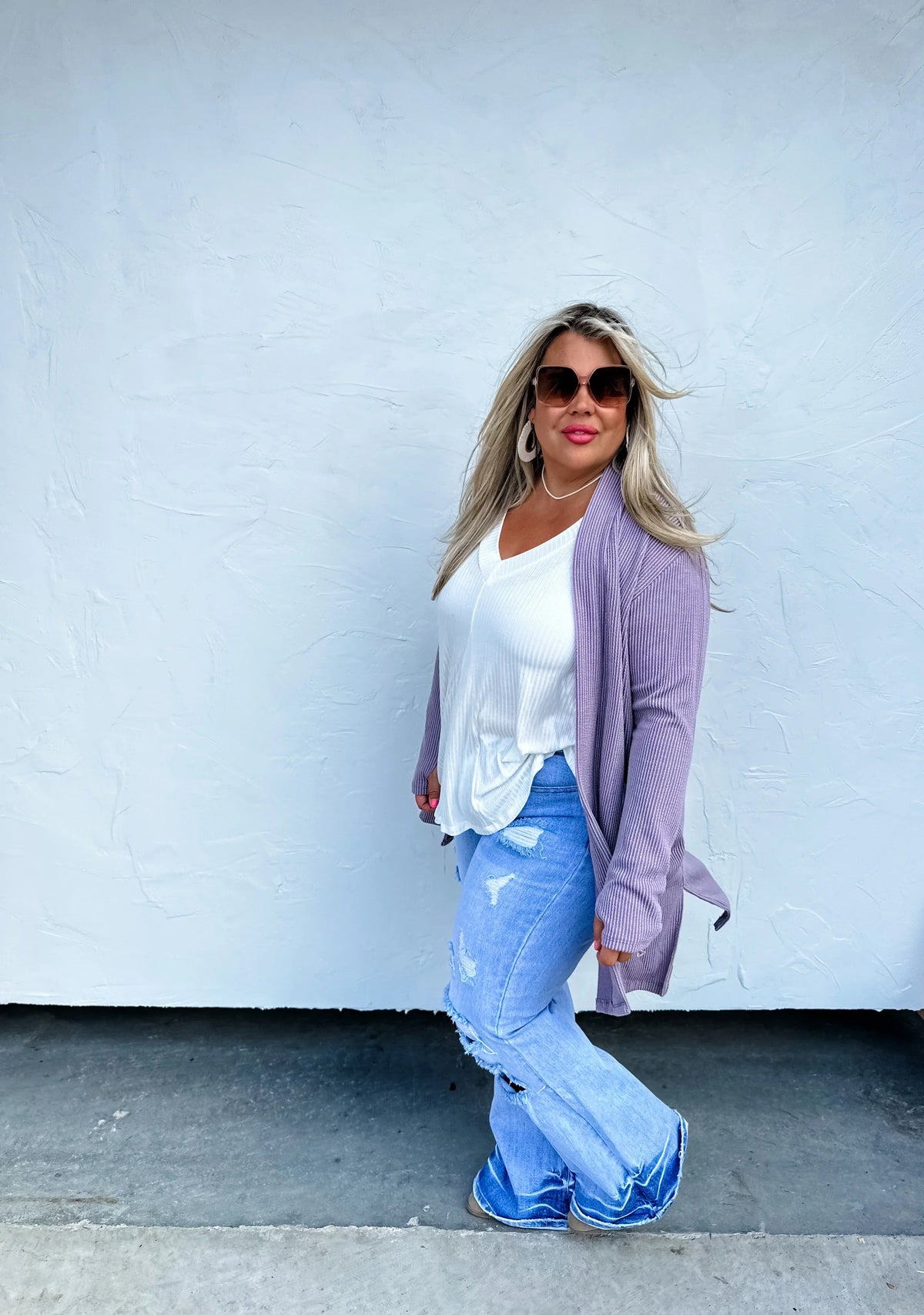 Blakely Shiloh Distressed Flare Jeans