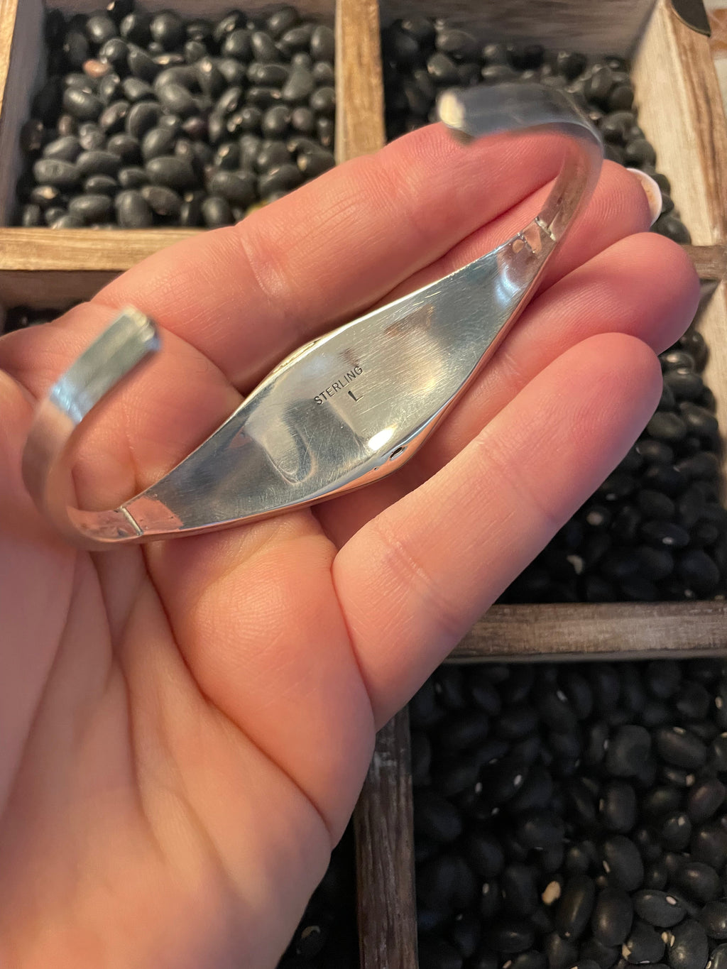 Handcrafted Sterling Silver, Spiny, & Turquoise Cuff Bracelet