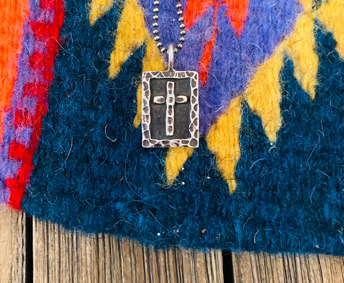 Handcrafted Sterling Silver Cross Pendant