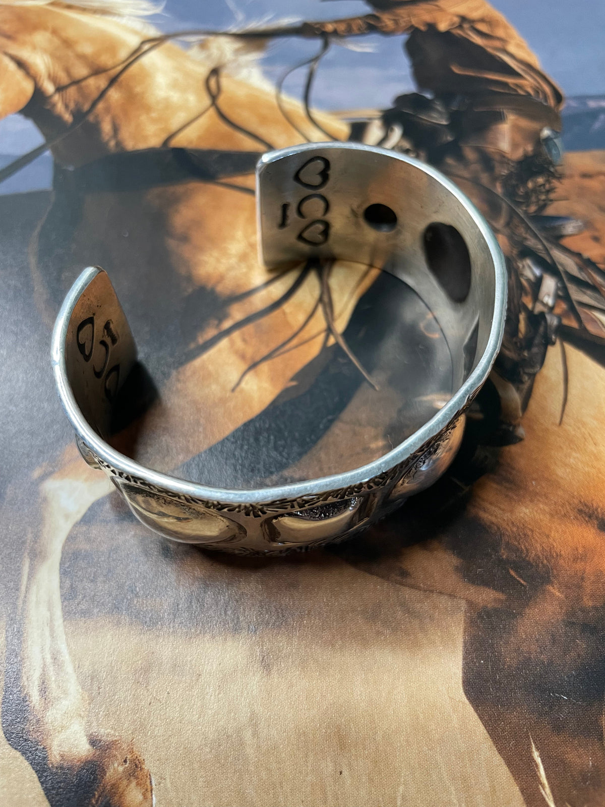 Sterling Silver Cuff Bracelet By Cody Willie  Signed & Stamped /