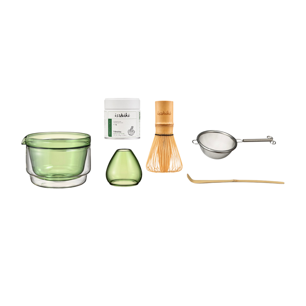 Isshiki x Hario Yabukita Tin Matcha Set