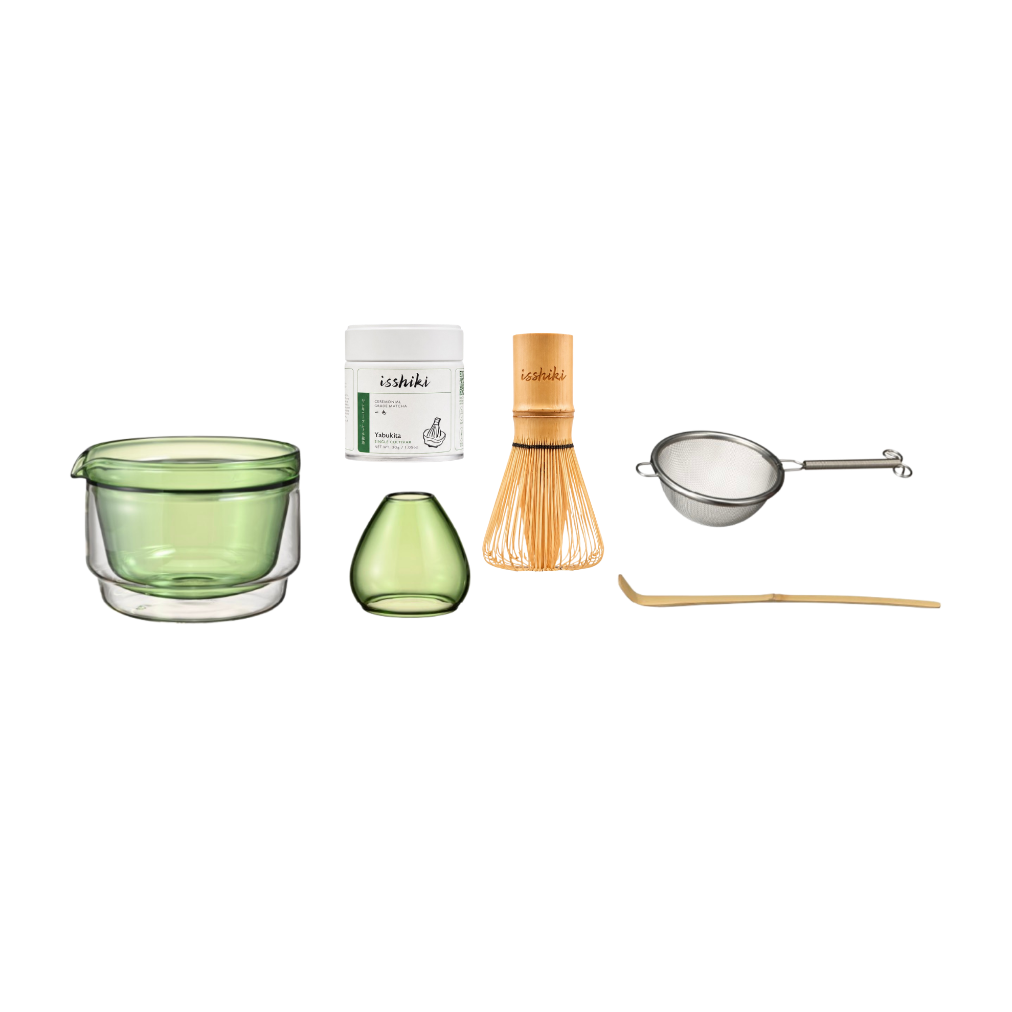 Isshiki x Hario Yabukita Tin Matcha Set