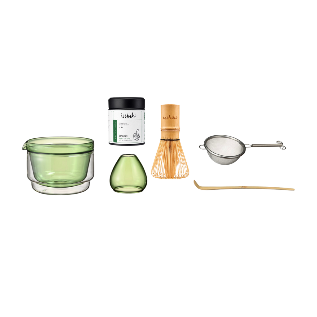 Isshiki x Hario Samidori Tin Matcha Set