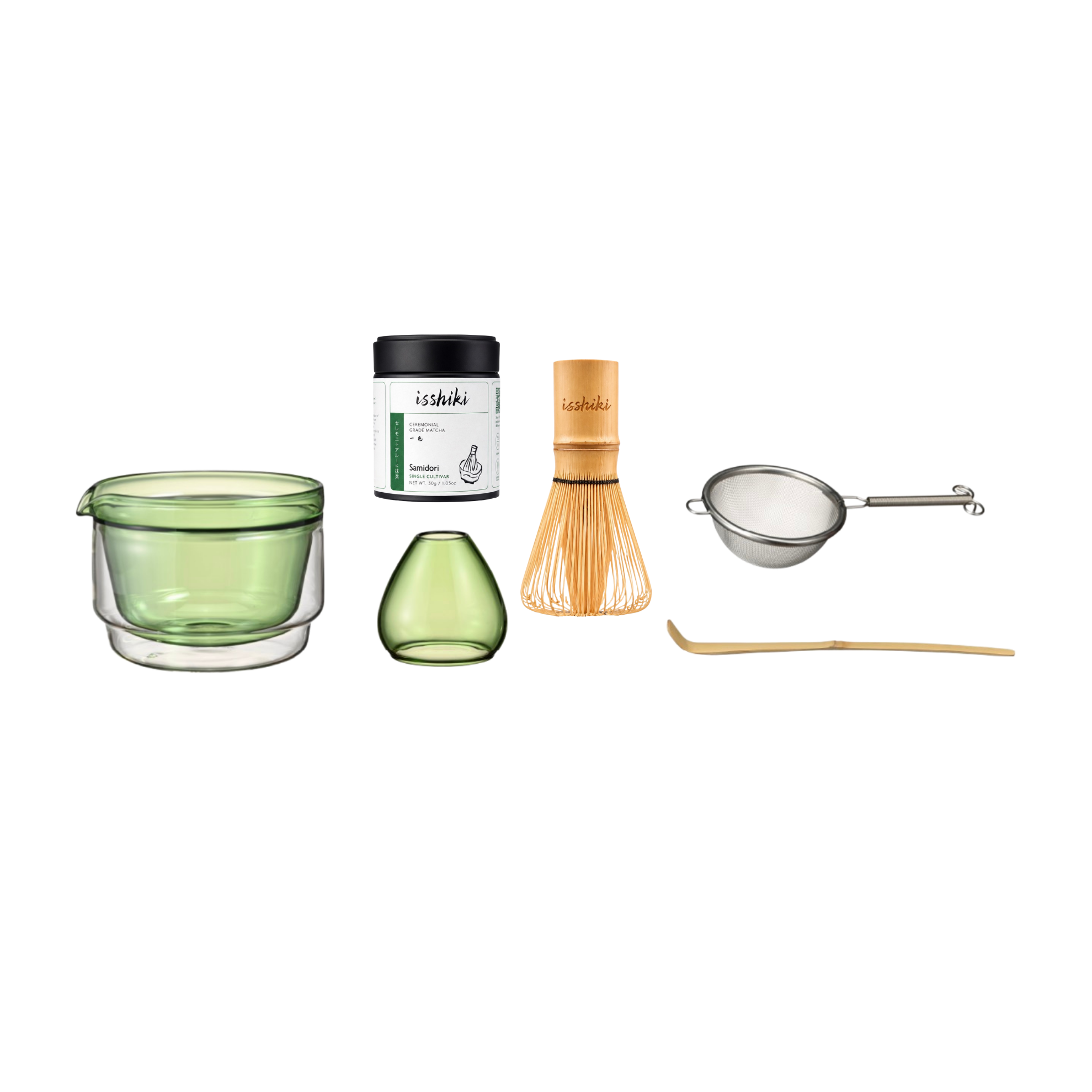 Isshiki x Hario Samidori Tin Matcha Set