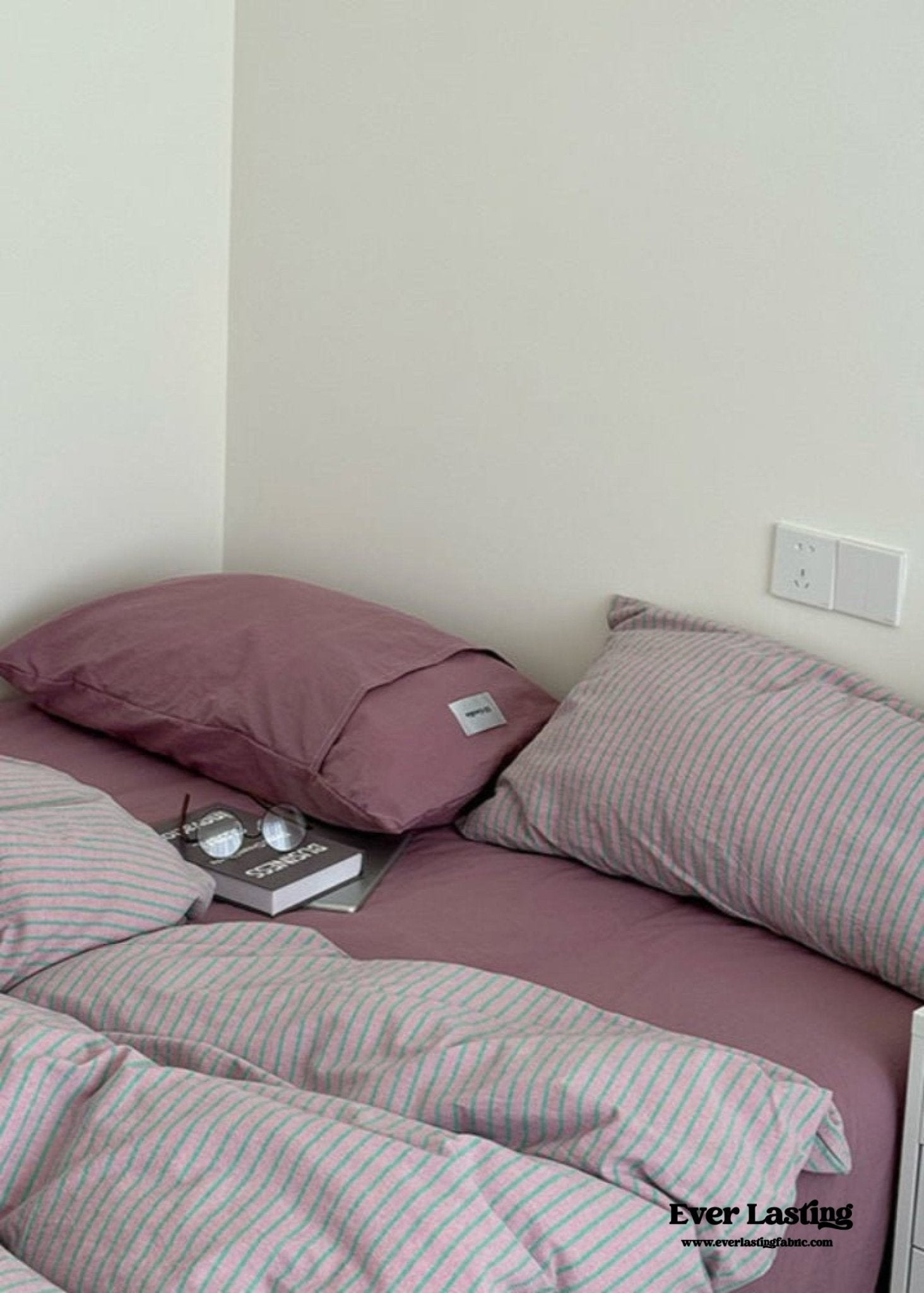 James Striped Bedding Set / Blue