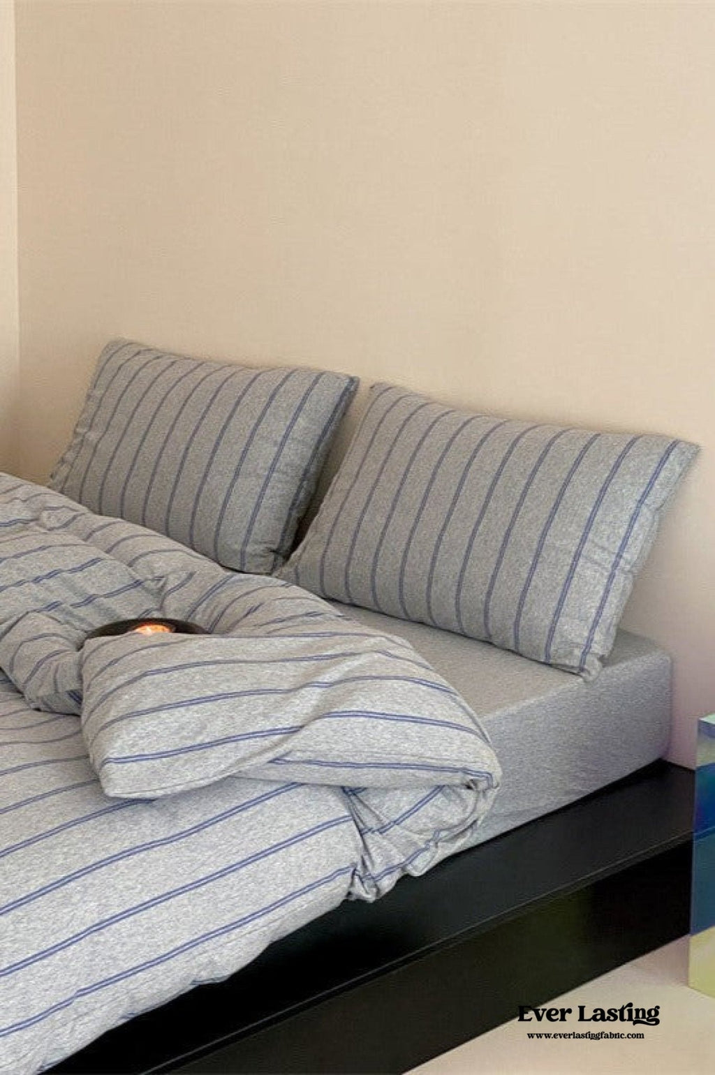 Jersey Knit Stripe Duvet Cover