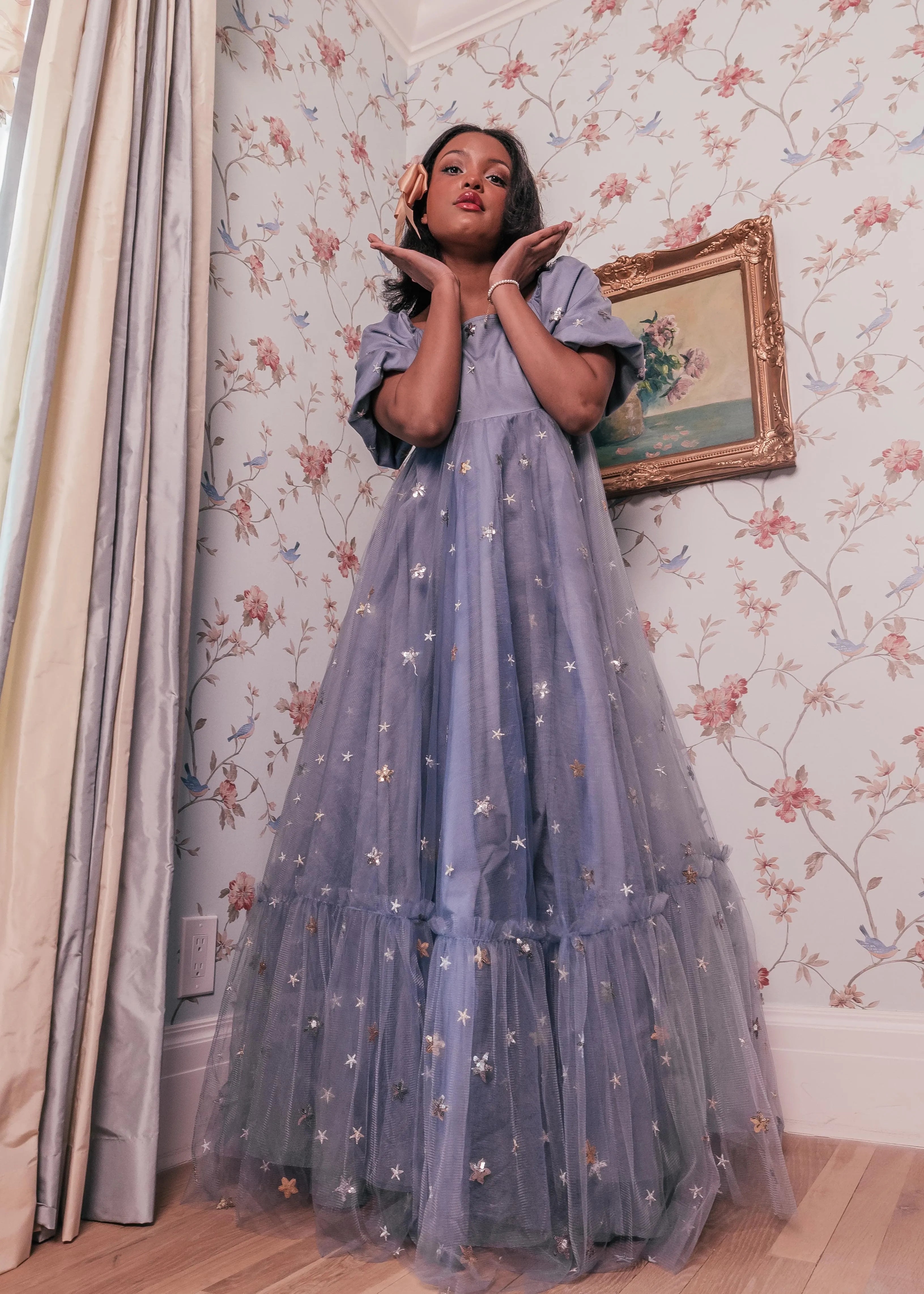 Wendy Dress Blue Star