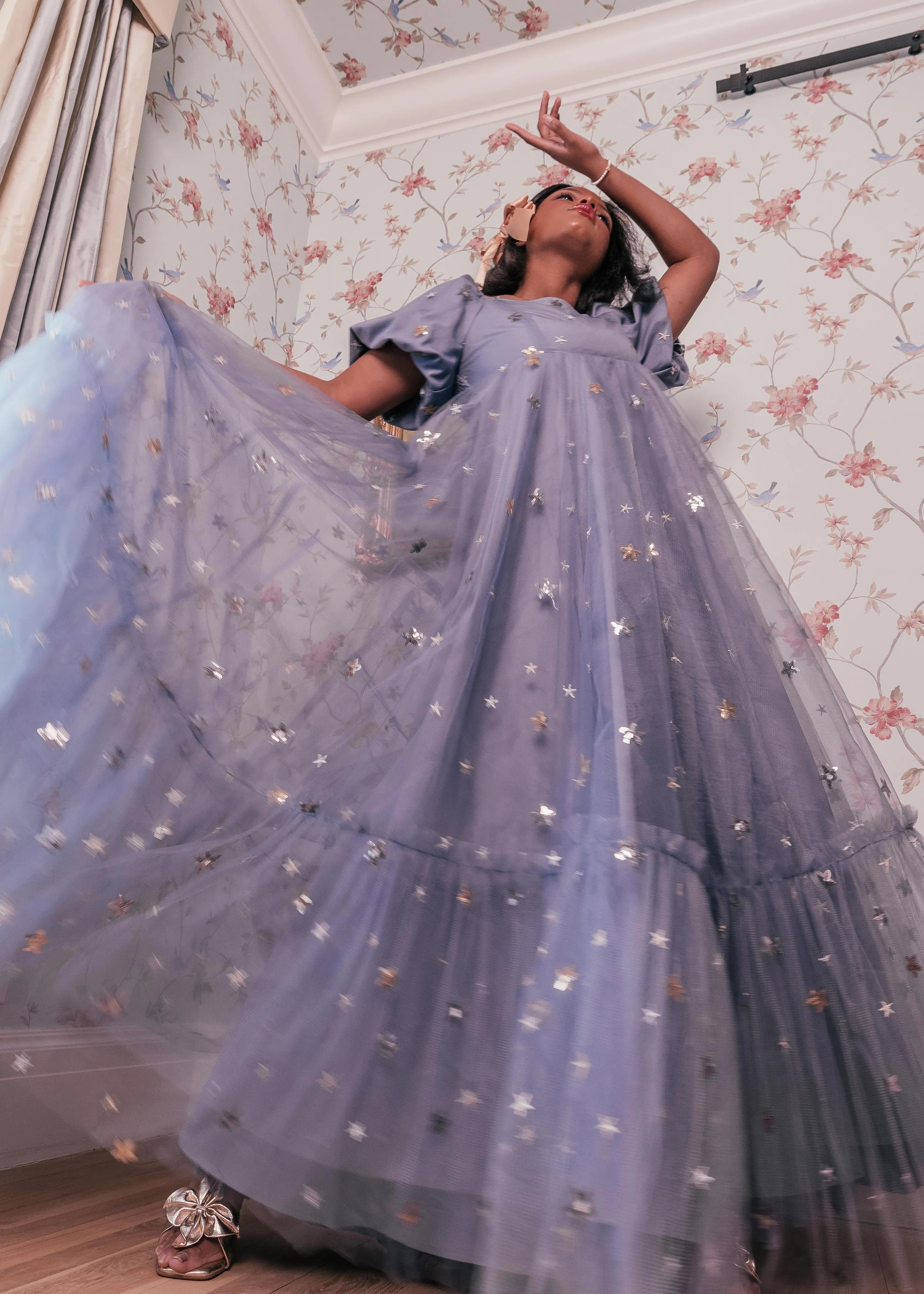 Wendy Dress Blue Star
