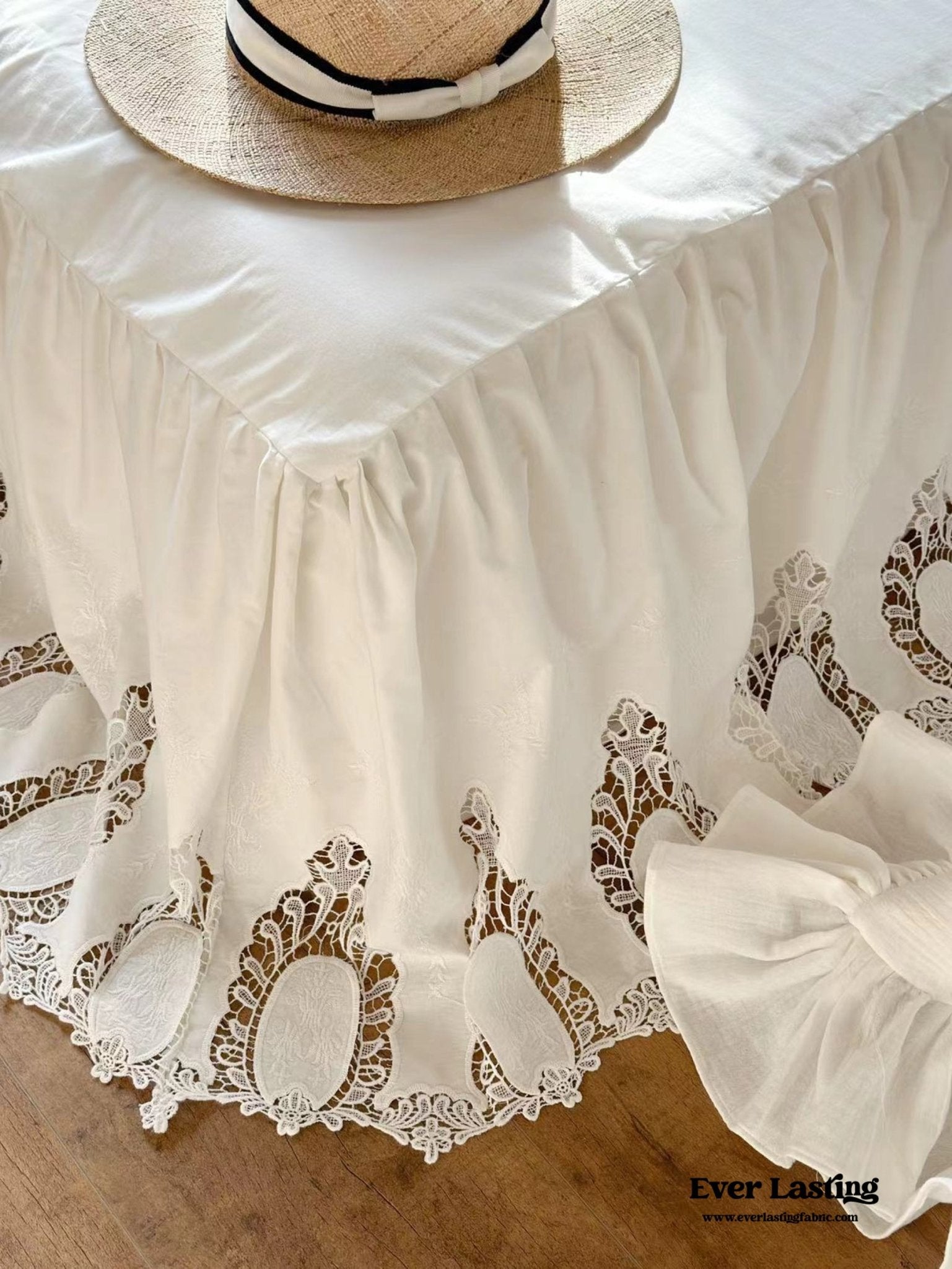 Liliane Elegant Ruffle Double Gauze Bedding Set / French Simple