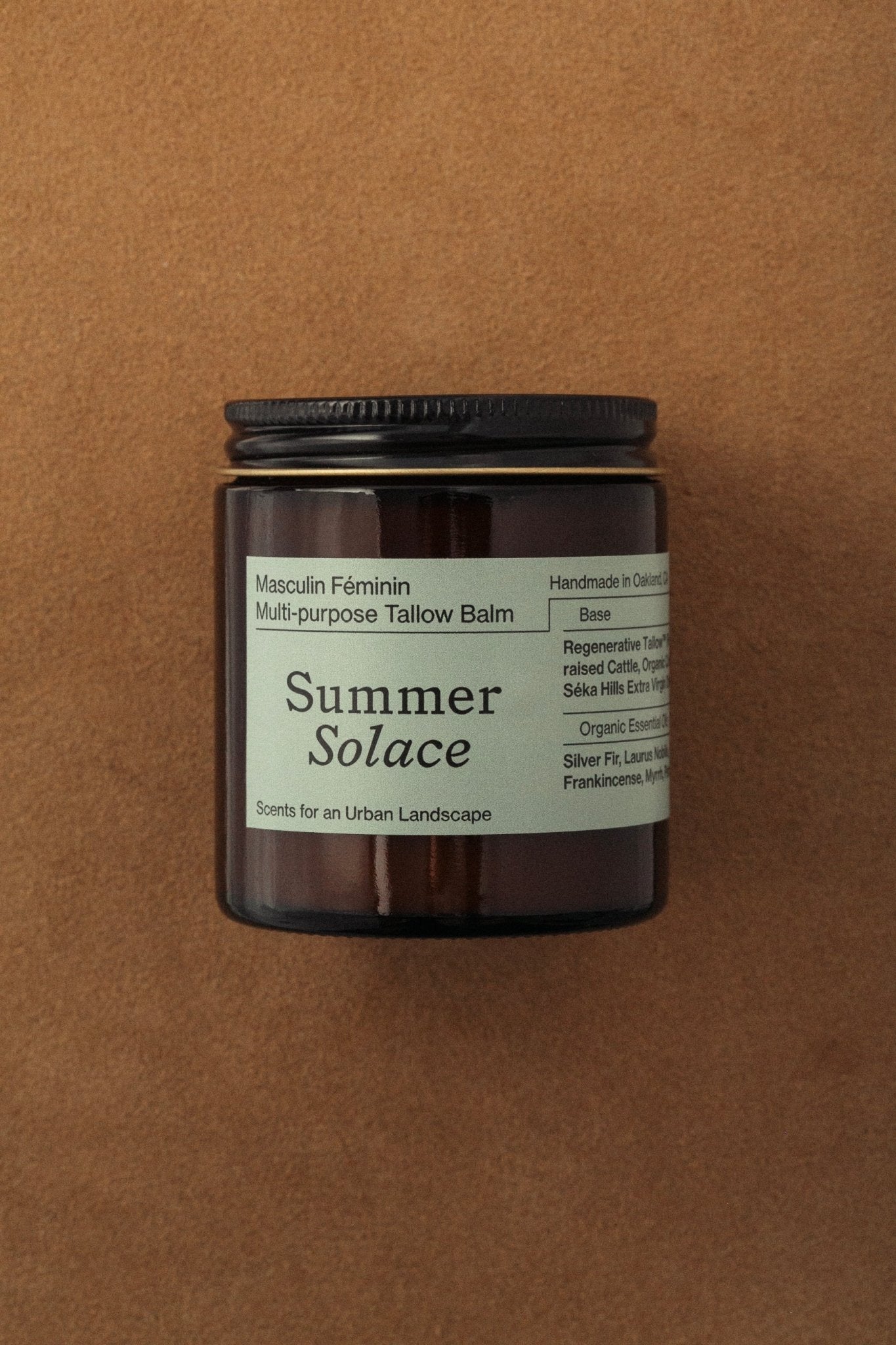 Masculin Féminin Tallow Balm – Frankincense, Patchouli & Hinoki Wood