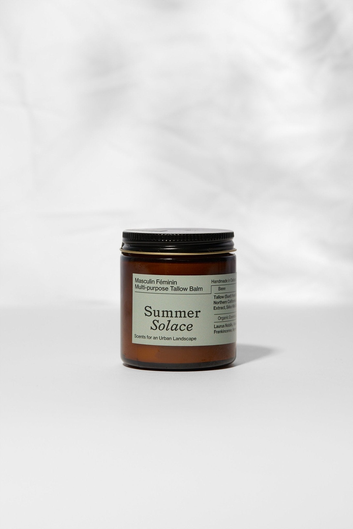 Masculin Féminin Tallow Balm – Frankincense, Patchouli & Hinoki Wood