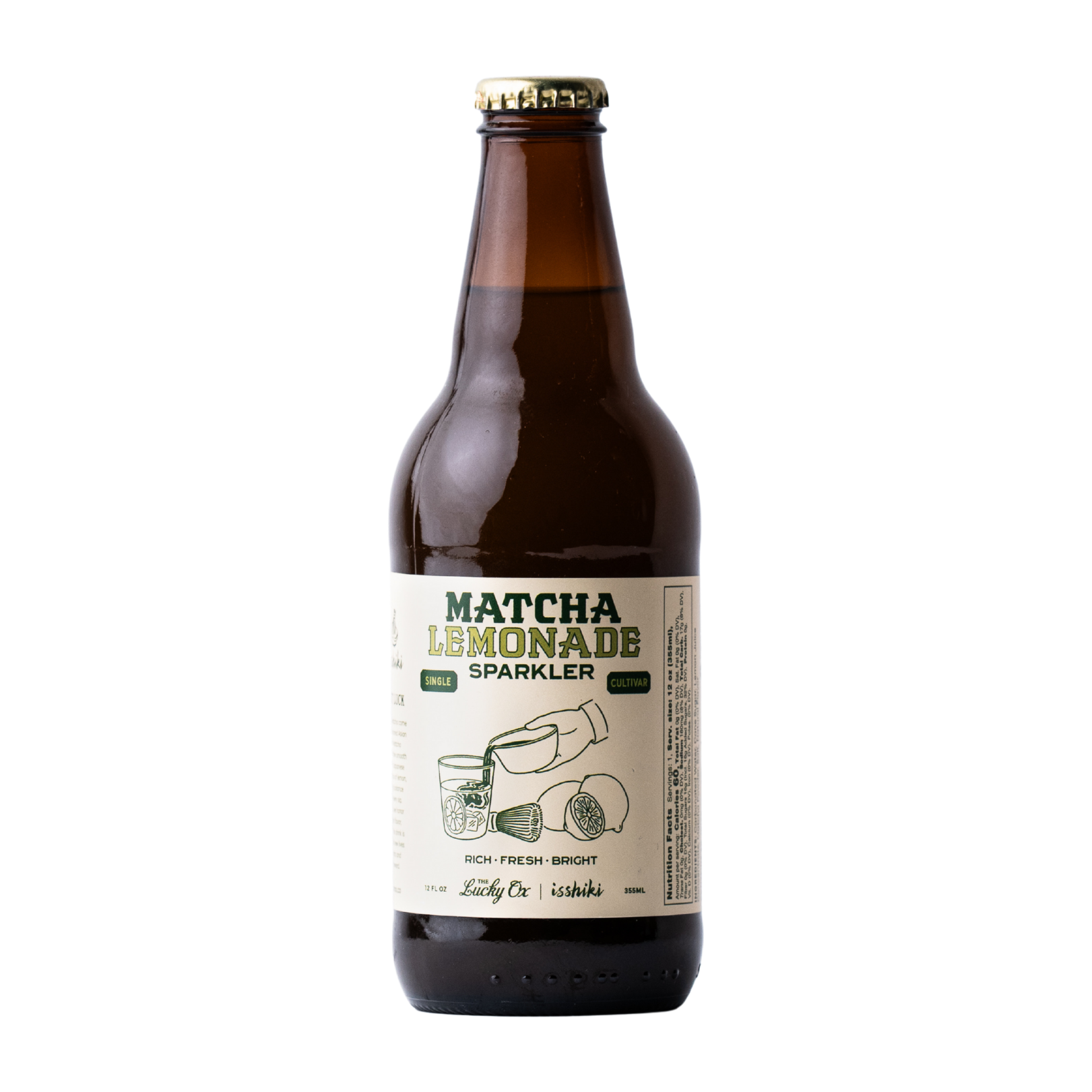 Matcha Lemonade Sparkler 12-Pack (The Lucky Ox)
