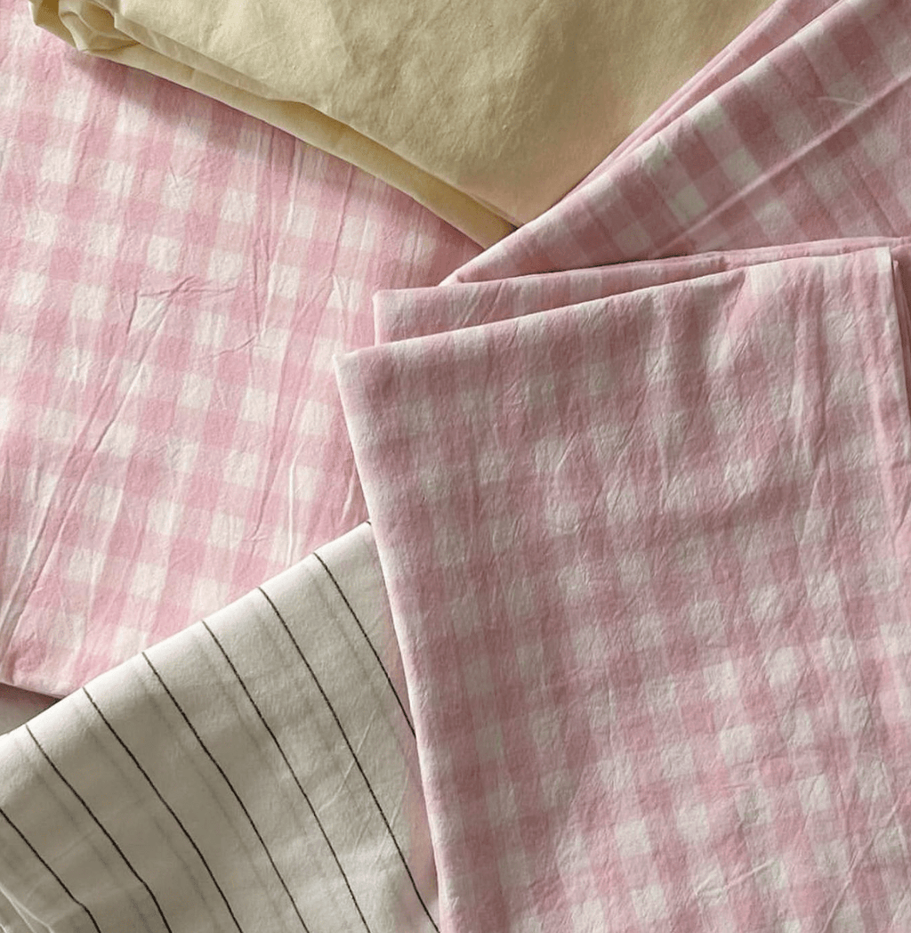 Mixed Gingham Duvet Cover (4 Colors)