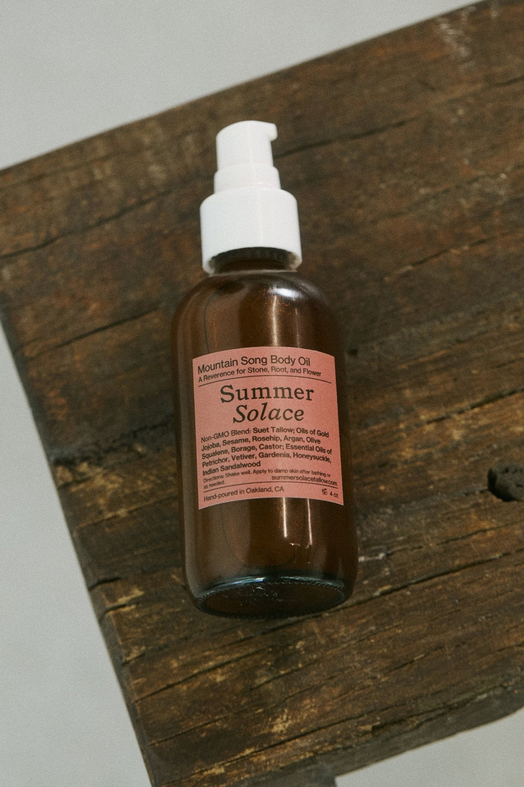 Mountain Song Body and Hair Oil – Petrichor, Gardenia, Honeysuckle (Limited Edition)
