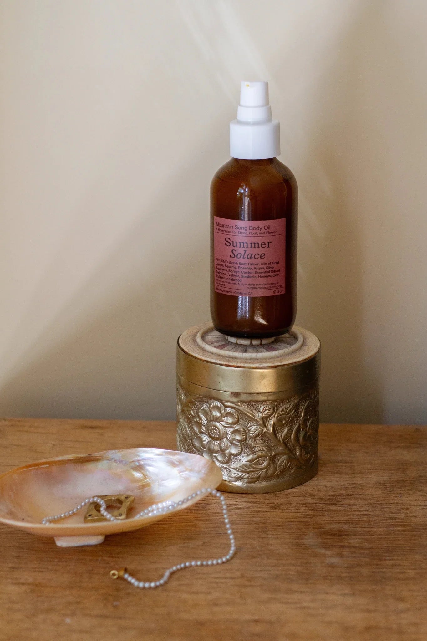 Mountain Song Body and Hair Oil – Petrichor, Gardenia, Honeysuckle (Limited Edition)