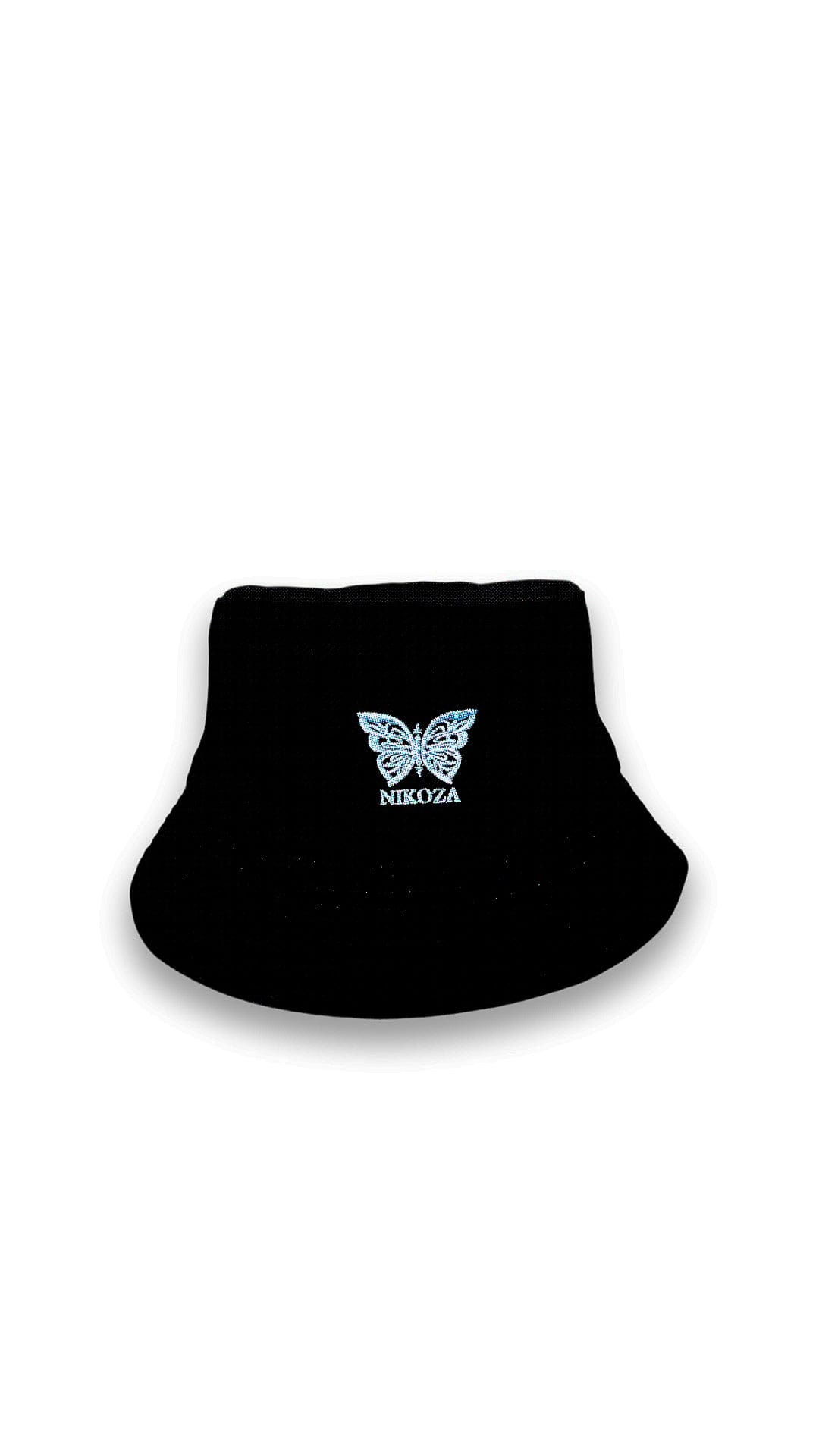 Black/White Nikoza Bucket Hat