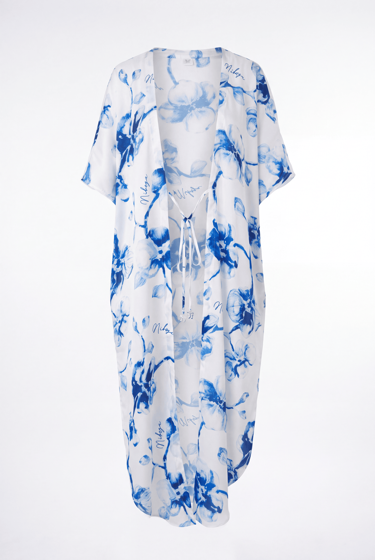 Miranda long cover up 100% Silk