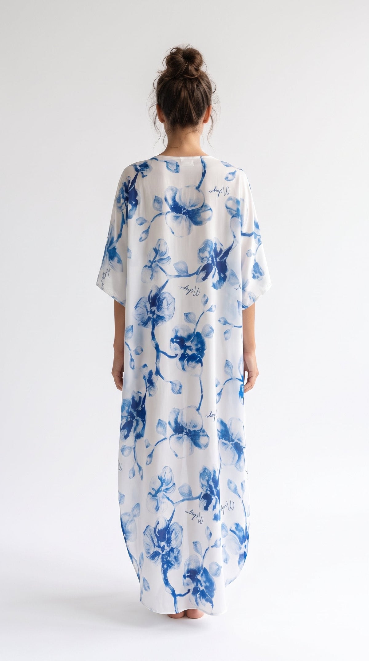 Miranda long cover up 100 % Silk