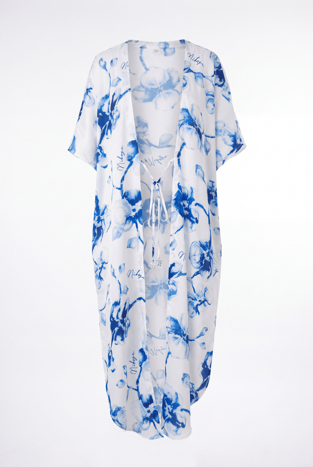 Miranda long cover up 100 % Silk
