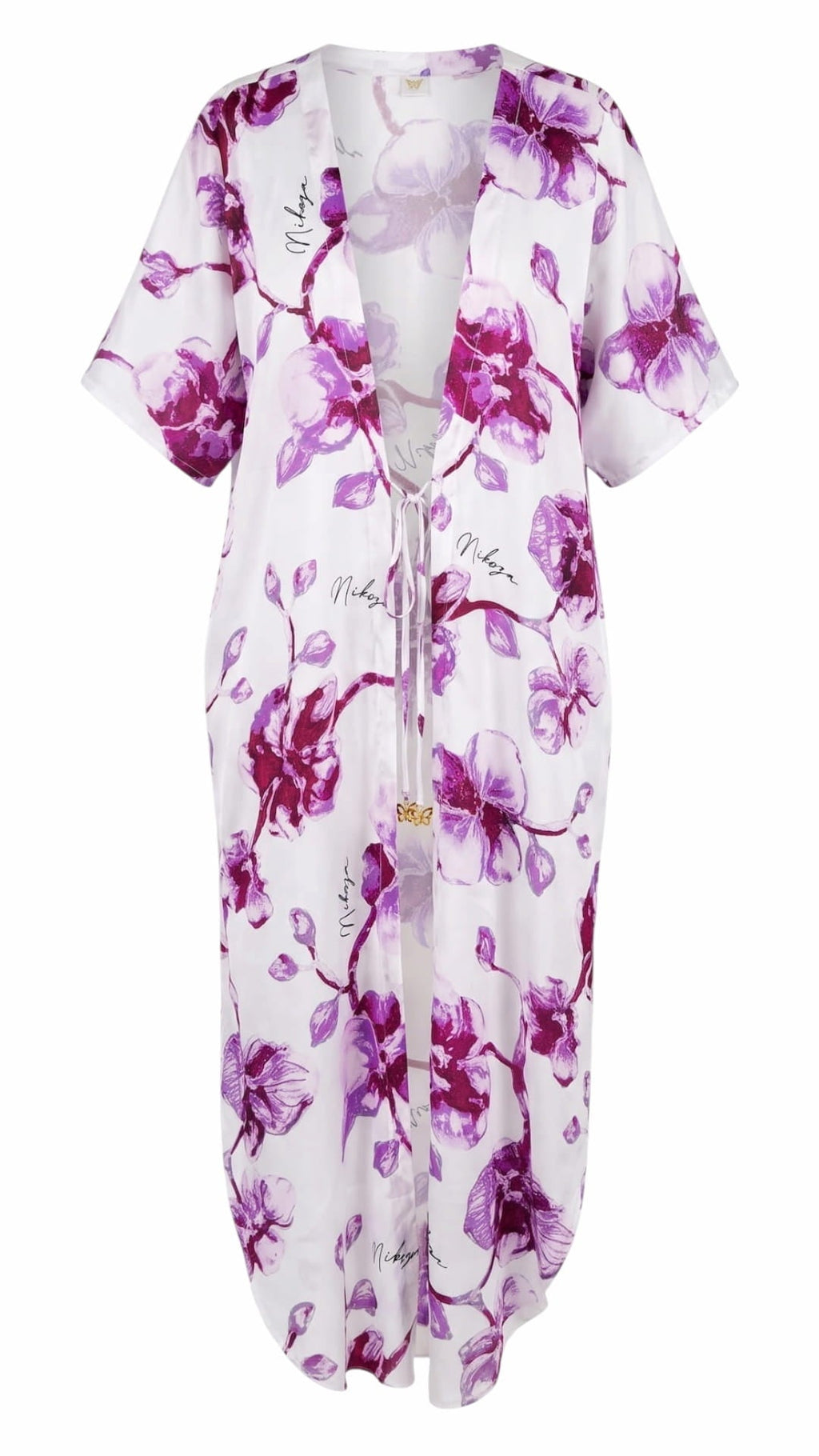 Miranda long cover up 100 % Silk