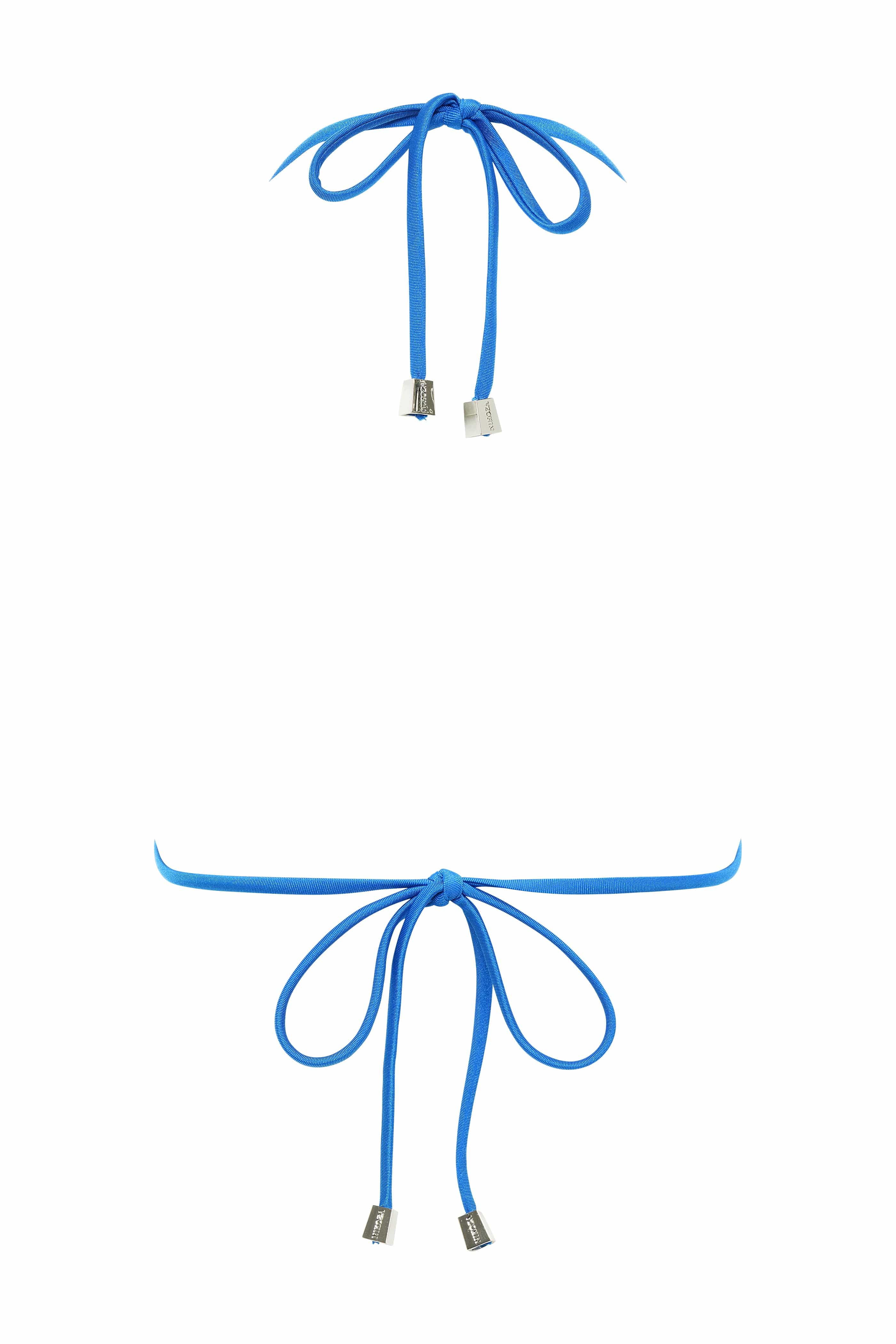 Blue Diana Bikini Top