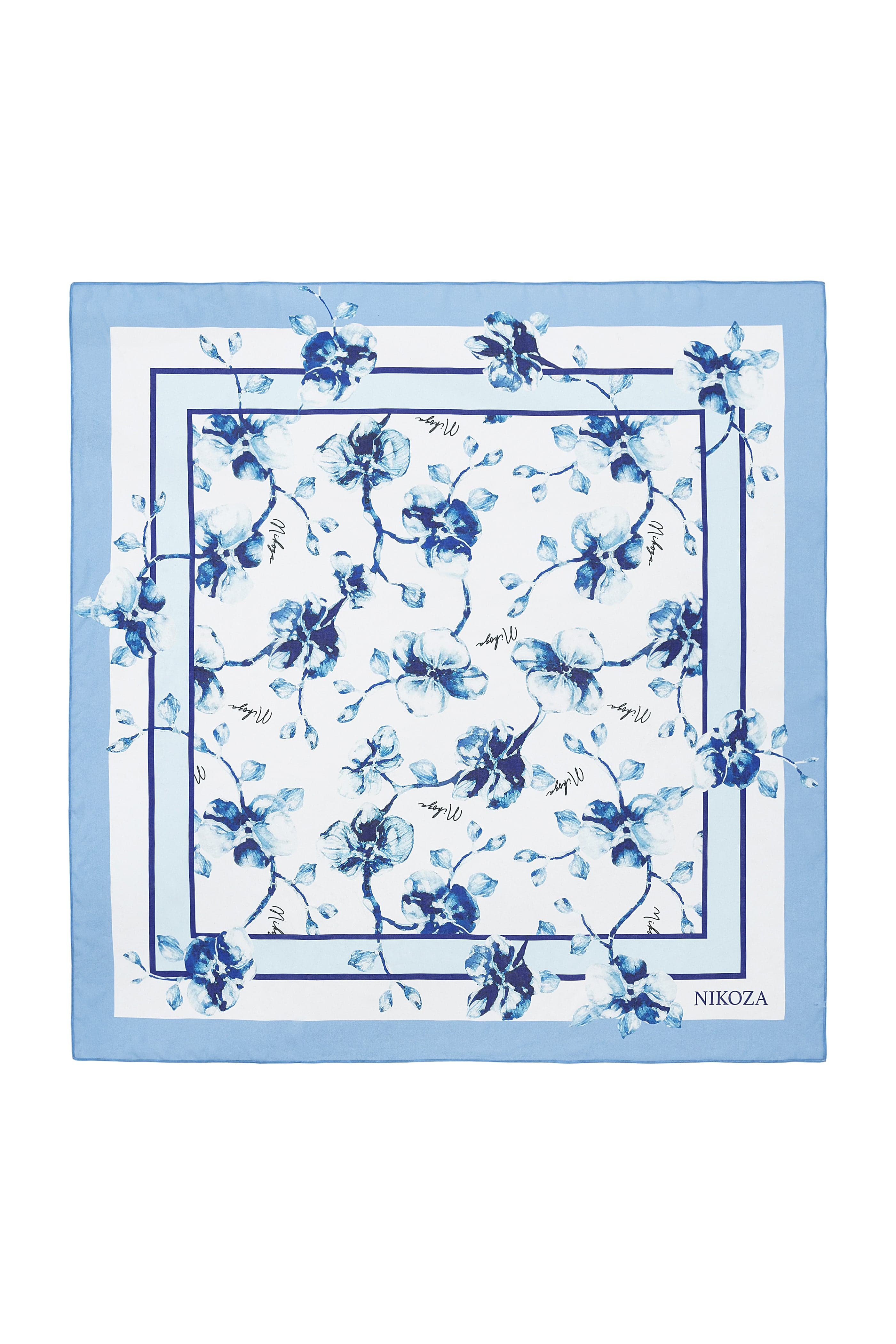 Blue Orchid Pareo -100% Silk