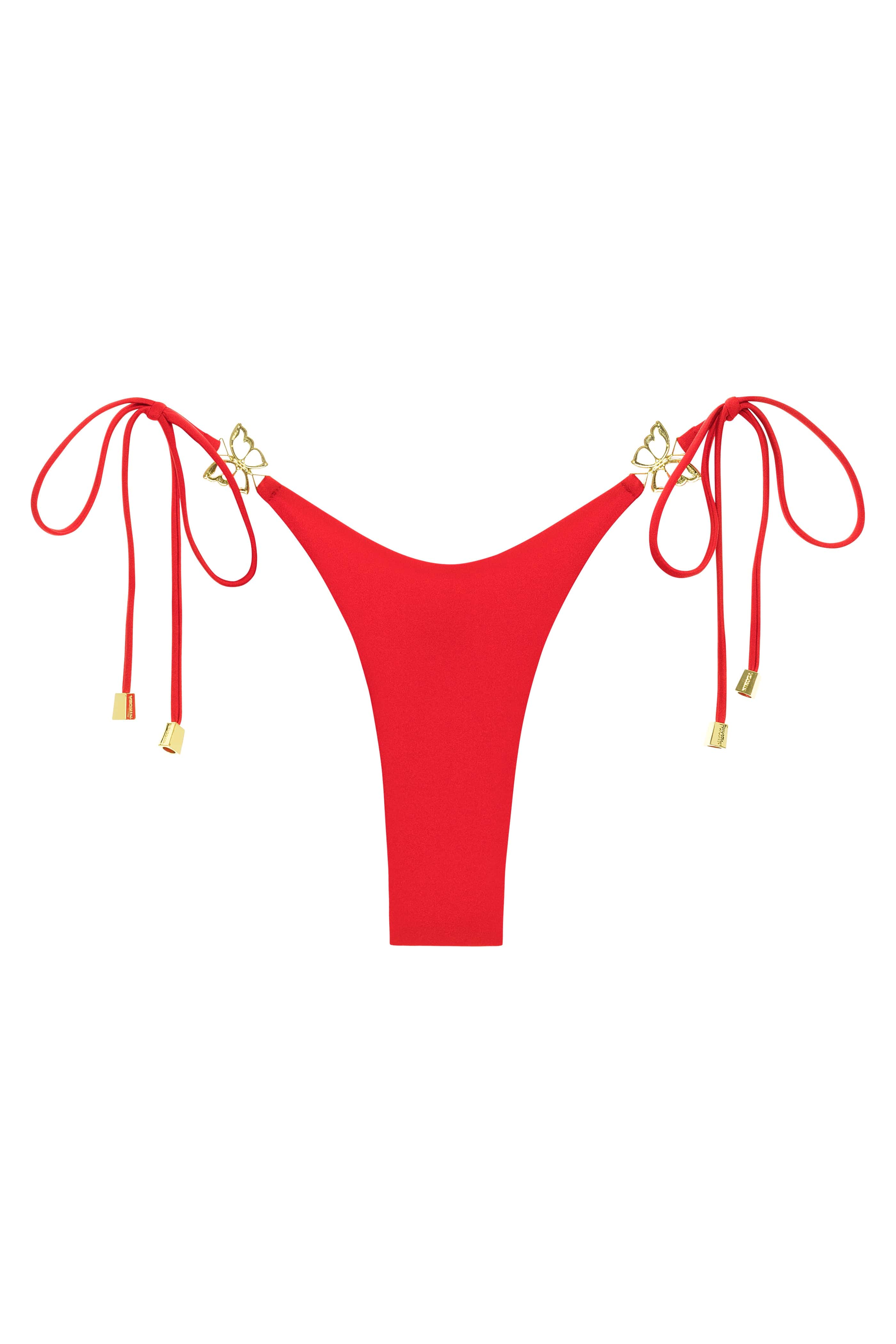 Camila Red Bikini Bottom