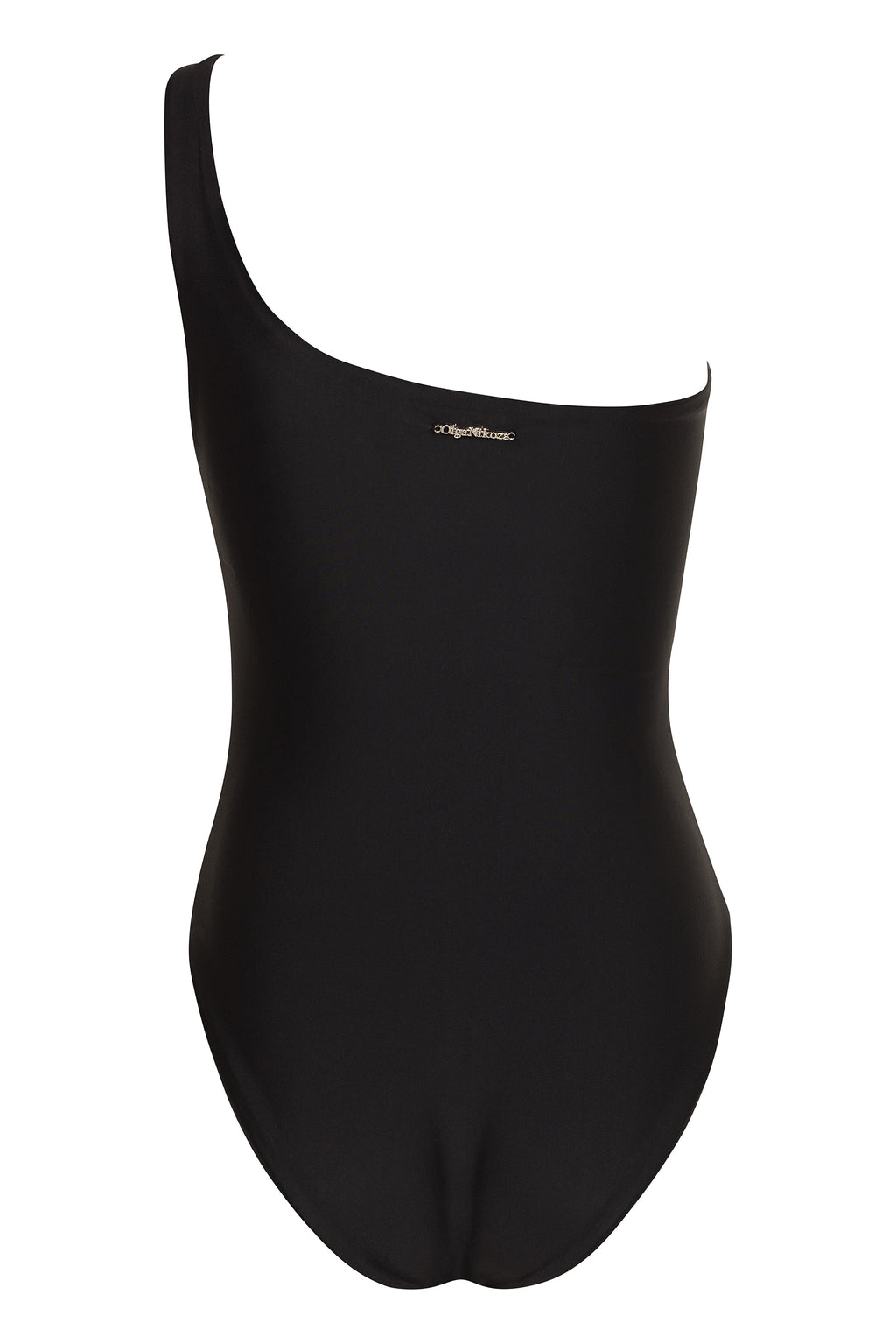 Vanda - Black One Shoulder Style Swimsuit