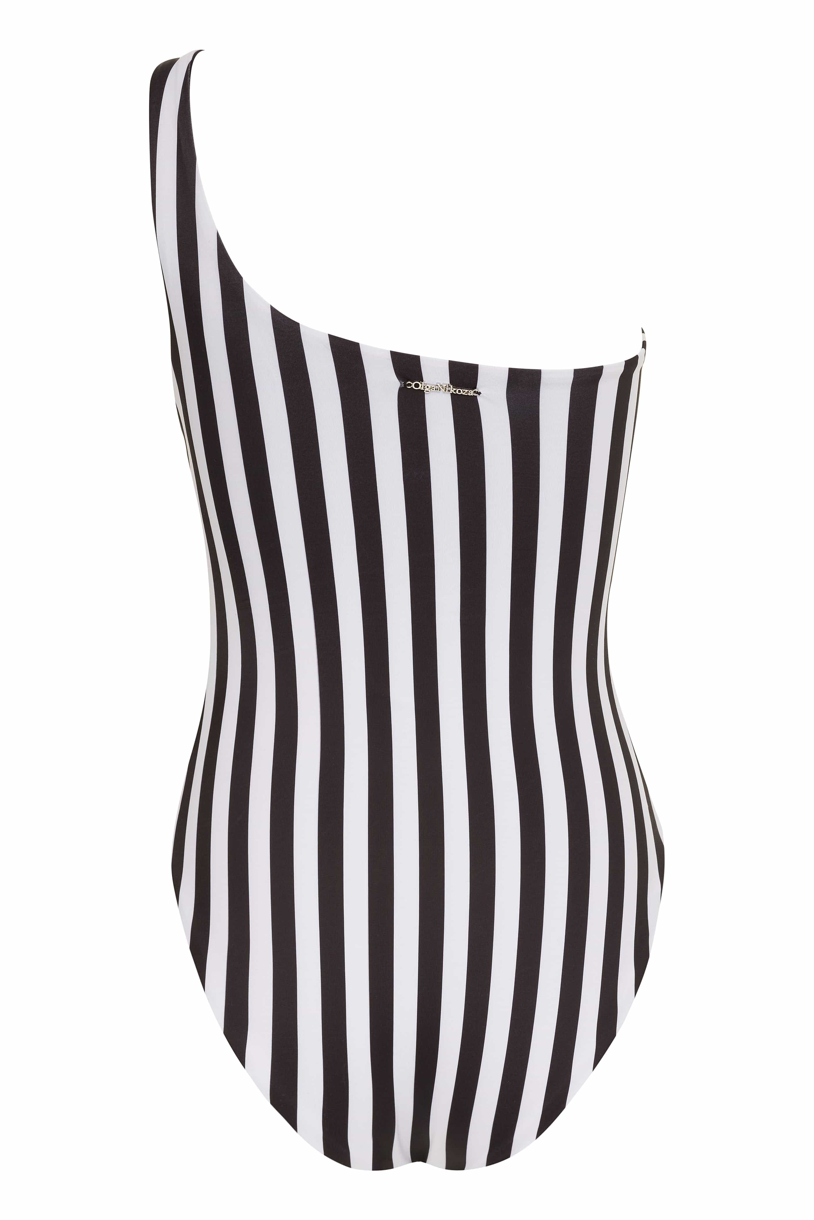 Vanda - White One Shoulder Style Swimsuit