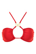 Camila Red Bikini Top