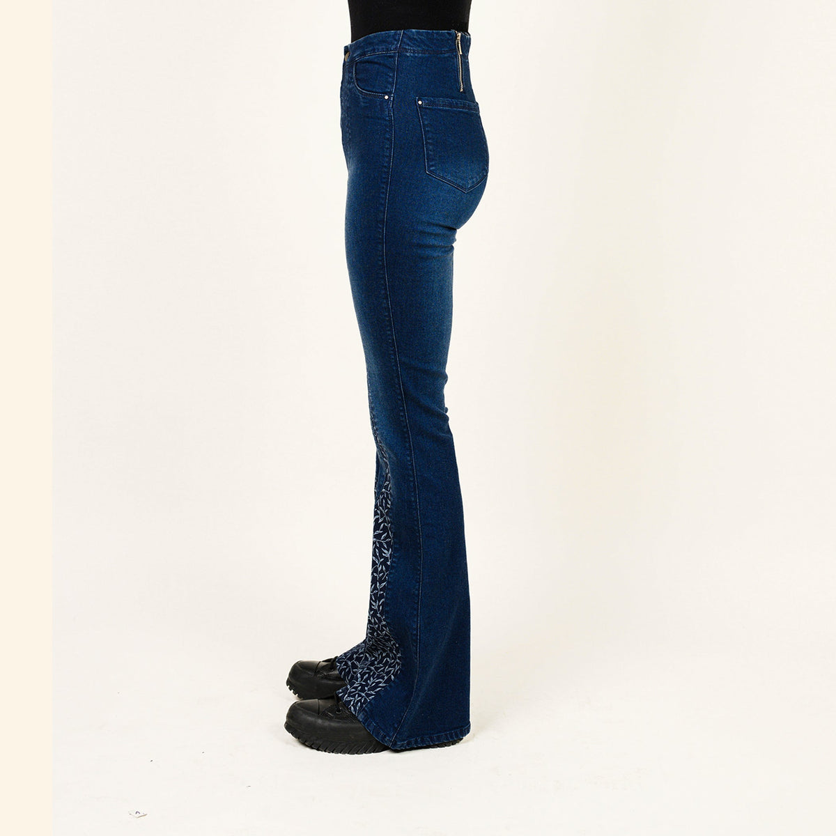 Printed Leg Insert Bootcut