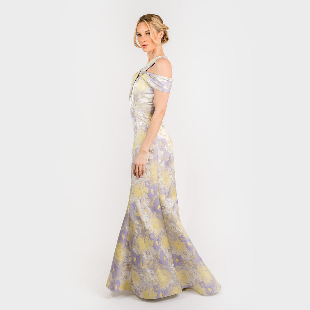 The Off The Shoulder Bow Gown