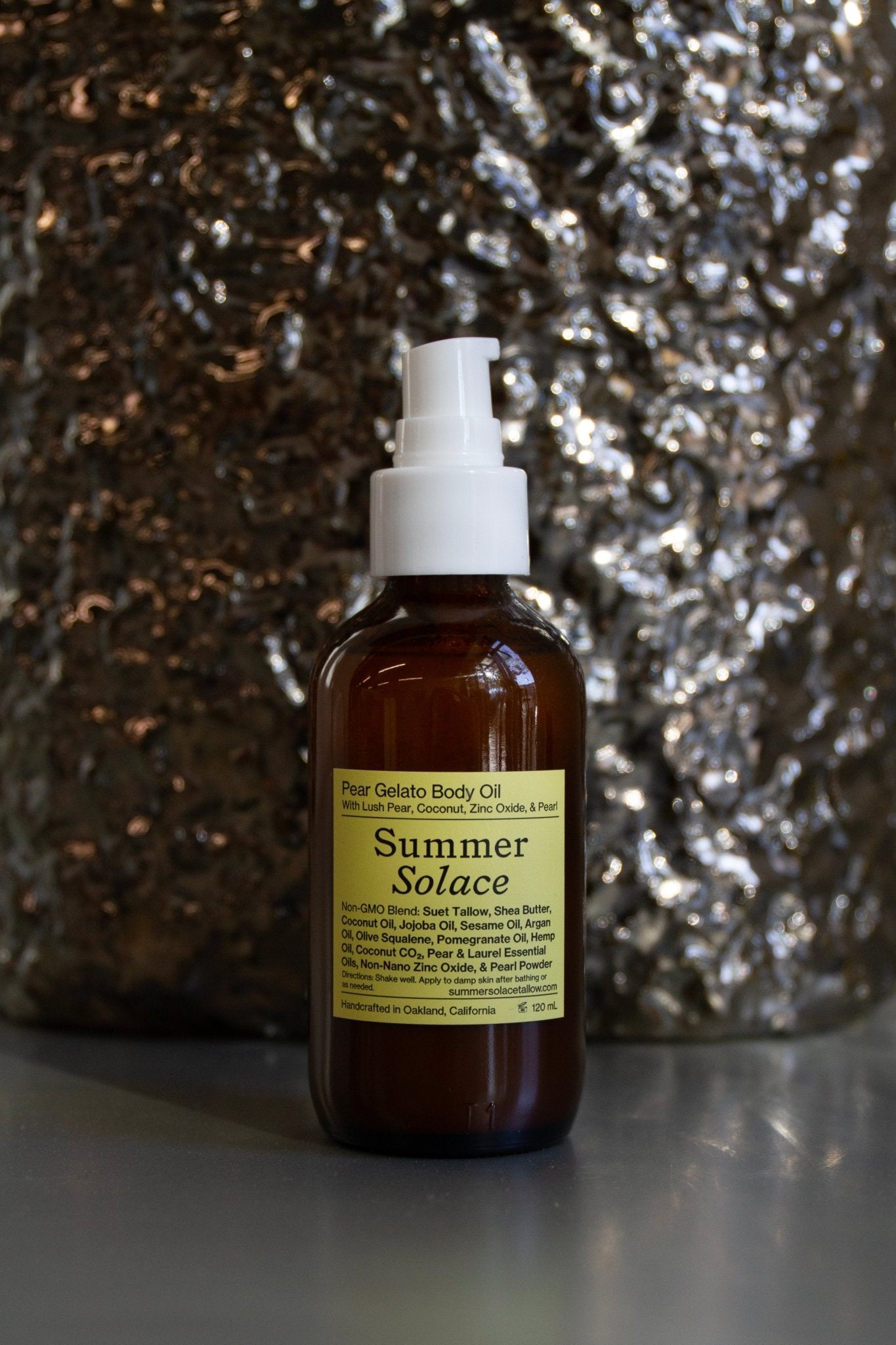Pear Gelato Body Oil – Zinc and Pearl Extract (Limited Edition)
