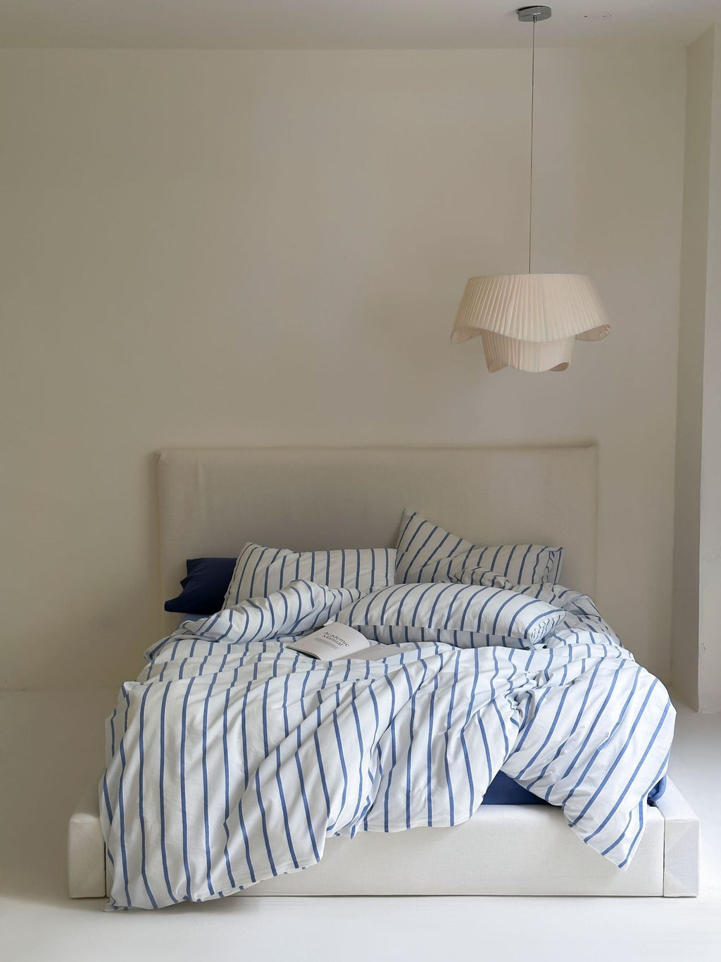 Refreshing Stripe Bedding Set / Forest Green