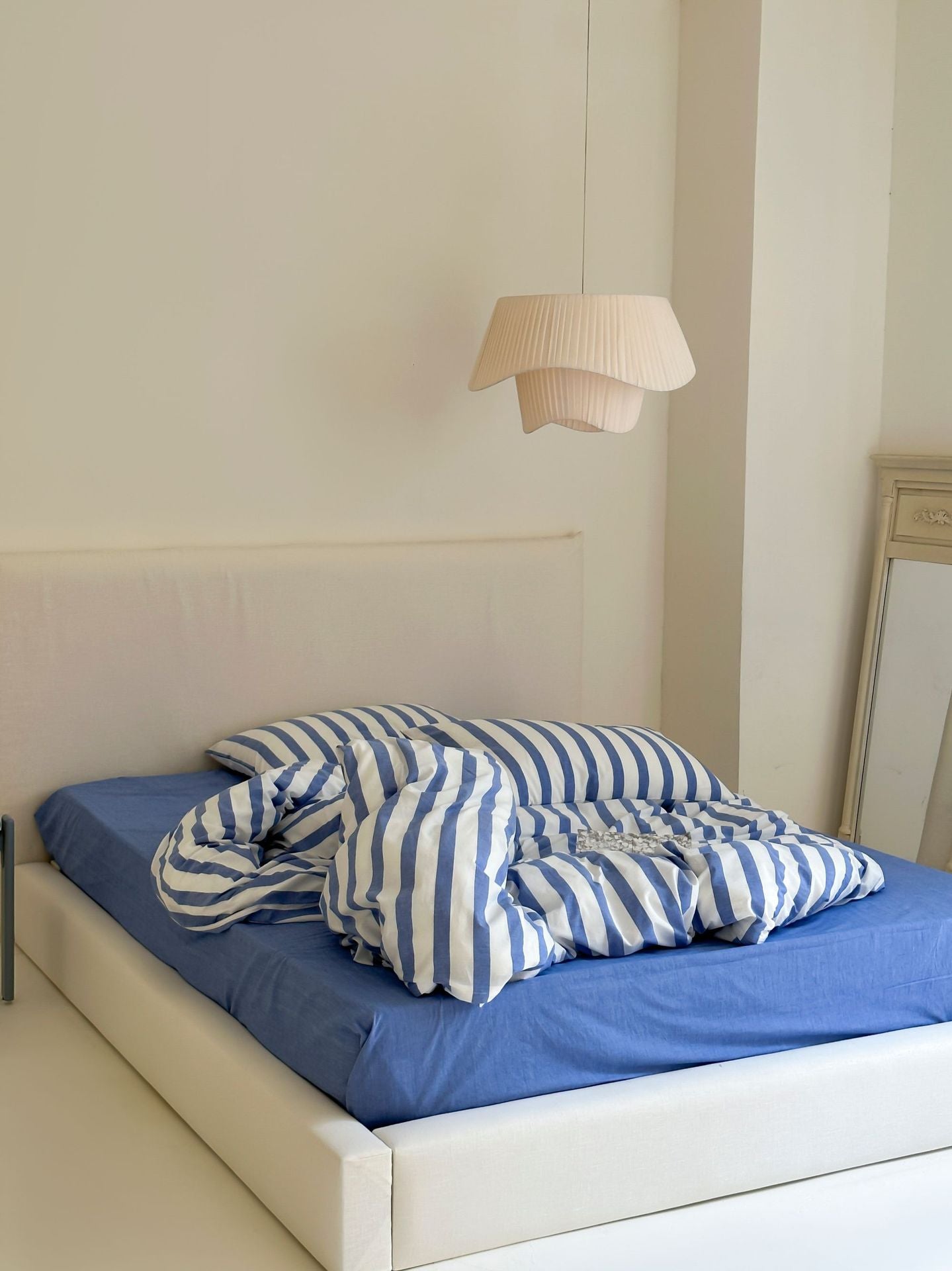 Refreshing Stripe Bedding Set / Forest Green