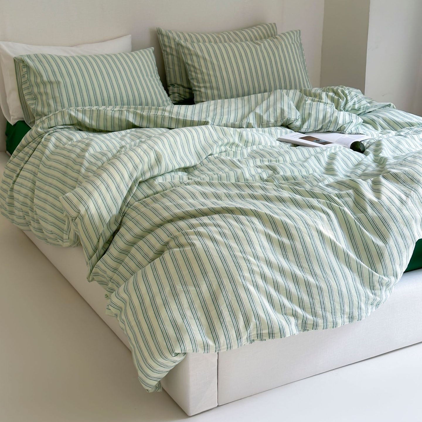 Refreshing Stripe Bedding Set / Yellow