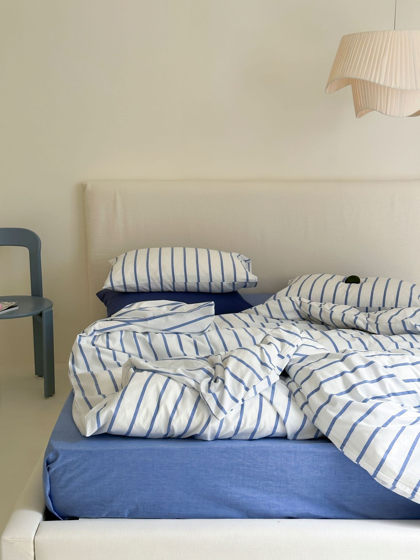 Refreshing Stripe Duvet Cover / Mint Green