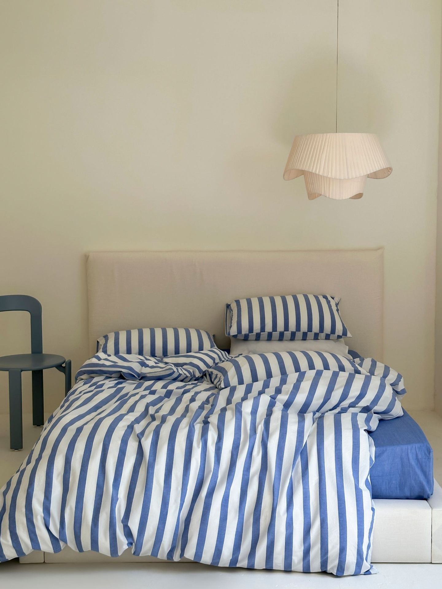 Refreshing Stripe Duvet Cover / Mint Green
