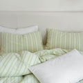 Refreshing Stripe Pillowcases / Mint Green