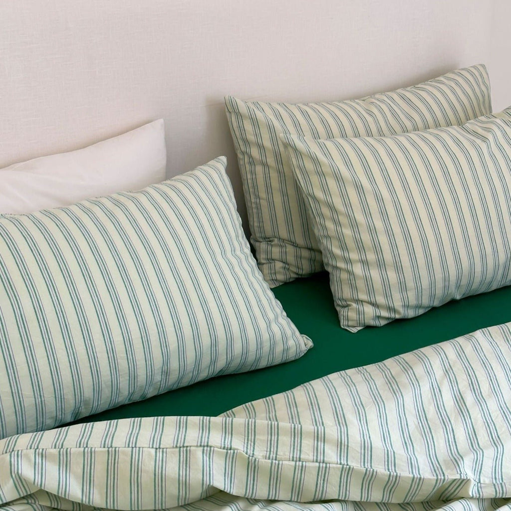Refreshing Stripe Pillowcases / Yellow