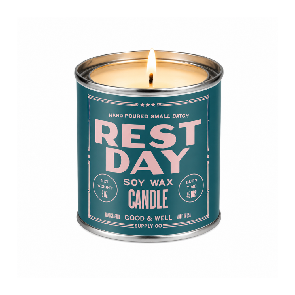 Rest Day Happy Place Candle