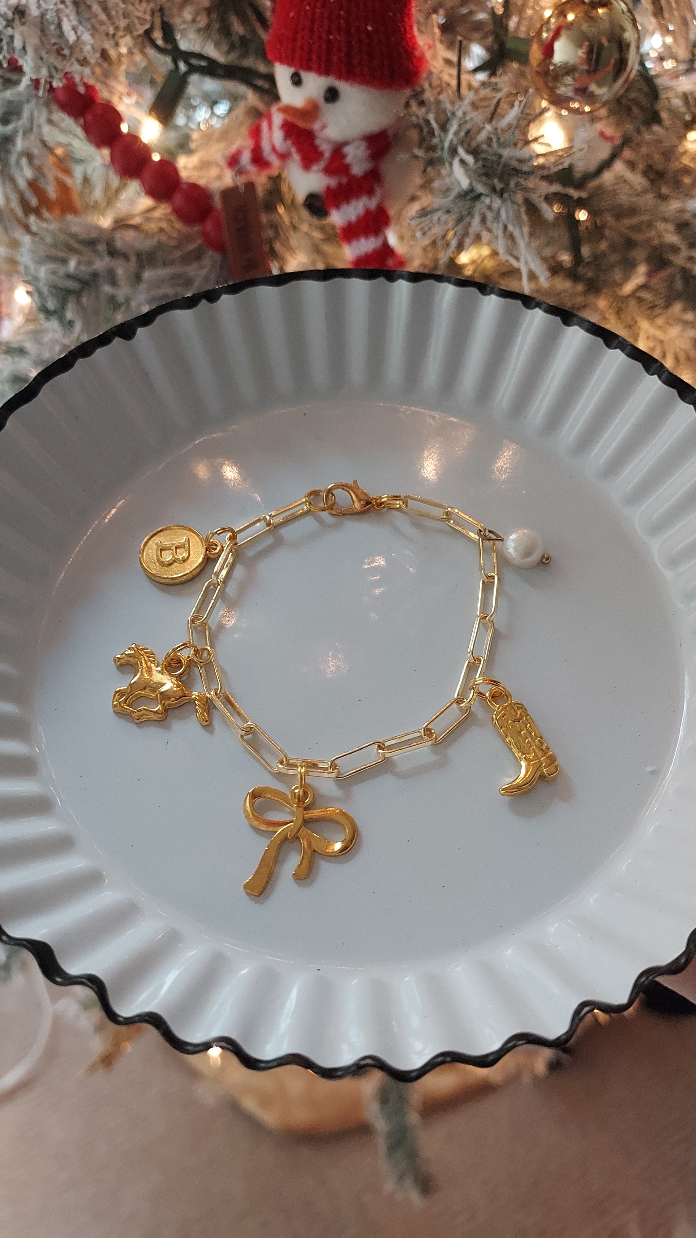 The Golden Cowgirl Charm Bracelet