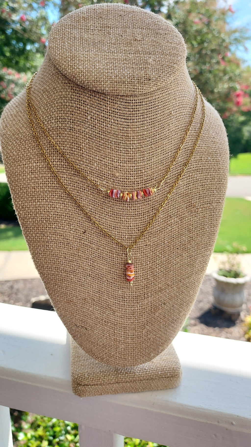 Golden il Lido bar necklace