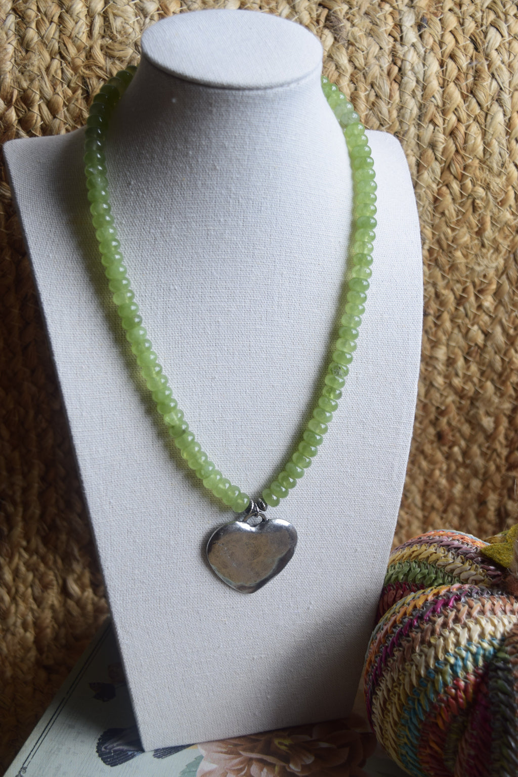 Silver & Sage Necklace🌿