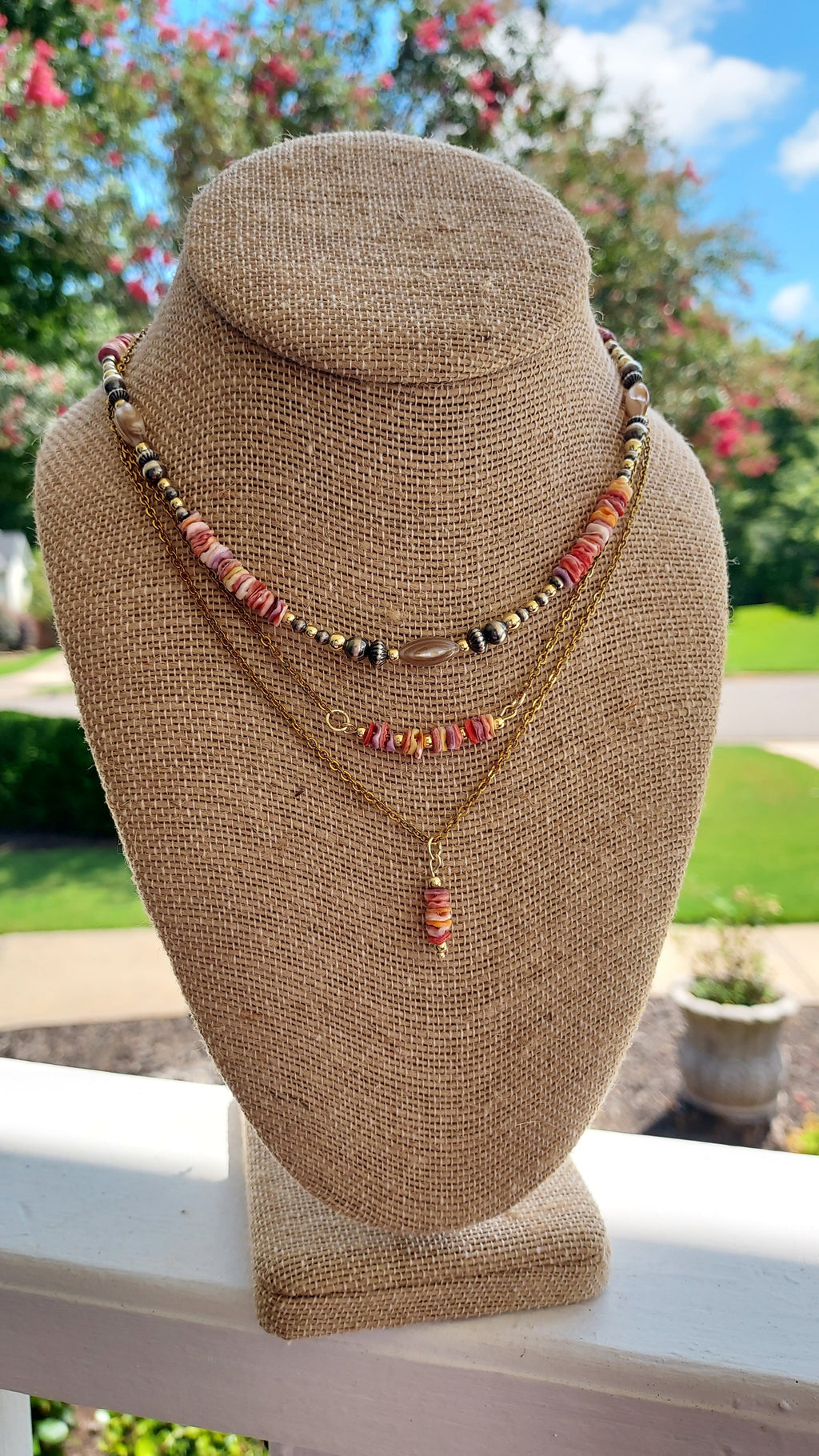 Golden il Lido bar necklace